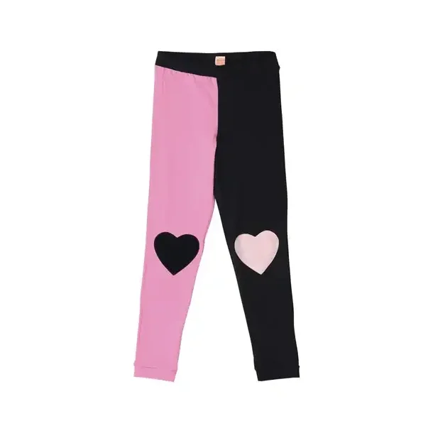 Wauw Capow Sweet Knees Block Leggings Pink Black